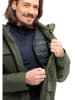Maier Sports 3in1-Funktionsjacke "Wout" in Khaki/ Schwarz