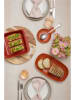 Maxwell & Williams Ovenschaal oranje - (B)21,5 x (H)6 x (D)21,5 cm