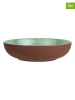 Maxwell & Williams 6-delige set: schalen "Sienna" lichtbruin/groen - Ø 28 cm