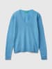 Benetton Woll-Pullover in Blau
