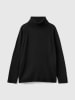 Benetton Woll-Rollkragenpullover in Schwarz
