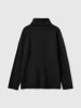 Benetton Woll-Rollkragenpullover in Schwarz