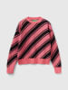 Benetton Woll-Pullover in Pink/ Schwarz