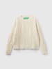Benetton Woll-Pullover in Creme