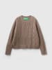 Benetton Woll-Pullover in Beige