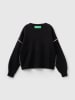 Benetton Sweter w kolorze czarnym