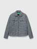 Benetton Woll-Übergangsjacke in Blau