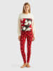 Benetton Pyjamabroek rood