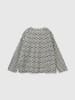 Benetton Blouse wit/zwart