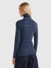 Benetton Sweter w kolorze niebiesko-czarnym