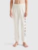 Benetton Pyjamahose in Creme