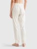 Benetton Pyjamahose in Creme