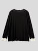 Benetton Bluse in Schwarz/ Weiß