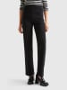 Benetton Spodnie chino w kolorze czarnym