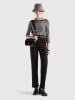 Benetton Spodnie chino w kolorze czarnym