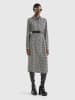 Benetton Jurk zwart/wit