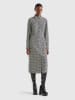 Benetton Jurk zwart/wit