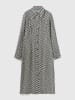 Benetton Jurk zwart/wit