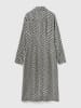 Benetton Jurk zwart/wit