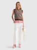 Benetton Blouse lichtroze/rood