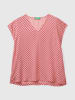 Benetton Blouse lichtroze/rood