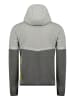 Canadian Peak Sweatjacke in Grau/ Anthrazit