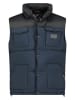 Canadian Peak Doorgestikte bodywarmer donkerblauw/zwart