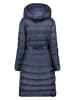 Canadian Peak Doorgestikte mantel donkerblauw