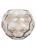 HouseVitamin Vase ''Pattern'' in Grau - (H)14 x Ø 17 cm