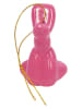 HouseVitamin 2er-Set: Christbaumkugeln ''Balloon Dog'' in Pink - (L)6,5 x (B)5,5 cm