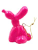 HouseVitamin 2-delige set: kerstballen "Balloon Dog" roze - (L)6,5 x (B)5,5 cm