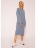SASSYCLASSY Strickkleid in Blau