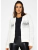 SASSYCLASSY Cardigan in Weiß/ Schwarz