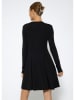 SASSYCLASSY Jerseykleid in Schwarz