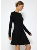 SASSYCLASSY Jerseykleid in Schwarz