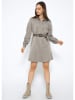 SASSYCLASSY Kleid in Braun
