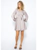 SASSYCLASSY Kleid in Hellbraun