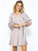SASSYCLASSY Kleid in Hellbraun