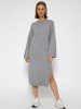 SASSYCLASSY Strickkleid in Grau