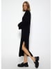 SASSYCLASSY Strickkleid in Schwarz