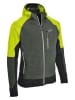 Maul Sport Fleecejacke "Kienberg II" in Grau/ Grün