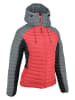 Maul Sport Steppjacke "Saas-Fee REC" in Rot/ Grau
