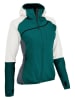 Maul Sport Fleecejacke "Chiemgau XT" in Grün/ Weiß