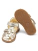 Bundgaard Leder-Halbsandalen "Bai II" in Gold