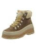 Gant Leder-Winterboots "Wintly" in Hellbraun/ Beige