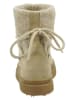 Gant Leder-Winterboots "Snowhill" in Beige