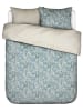 Essenza Satijnen beddengoedset "Ophelia" blauw/crème