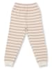 Sense Organics Pyjama "Long John" in Beige/ Rosa in Beige/ Rosa