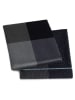 DDDDD 6er-Set: Geschirrtücher "Blend" in Antharzit - (L)65 x (B)60 cm