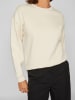 Vila Sweatshirt "Sandy" in Creme